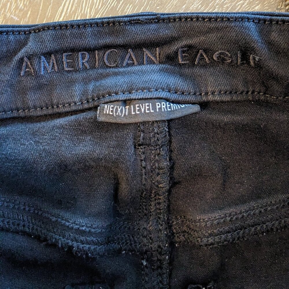 American Eagle, Solid Black Next Level Premium Cu… - image 2